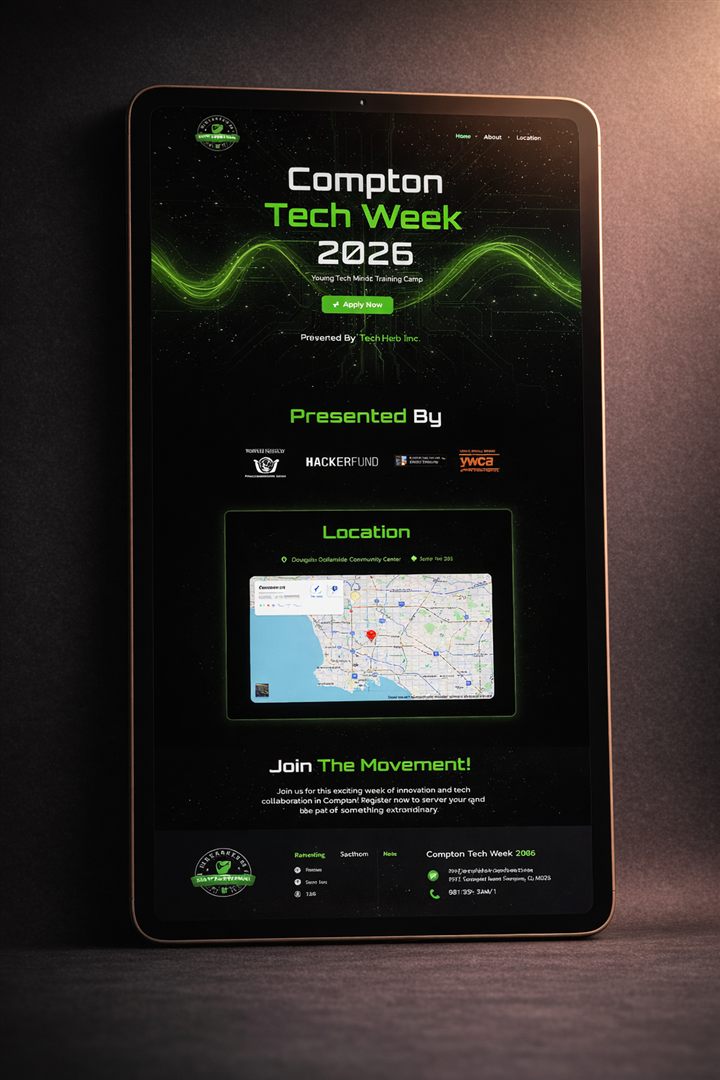 Compton Tech Week website presentation