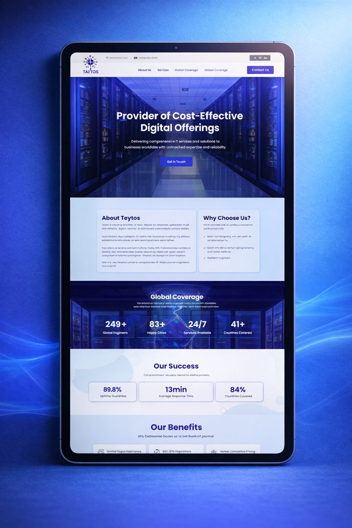 Taytos LLC website presentation